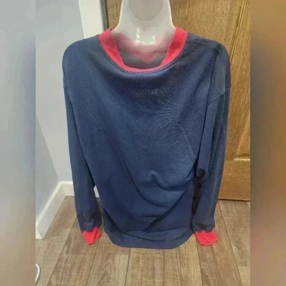 Chase Authentics Sweatshirt Men's Size L Navy Blue Vintage NASCAR Wallace #2 - Picture 3 of 6